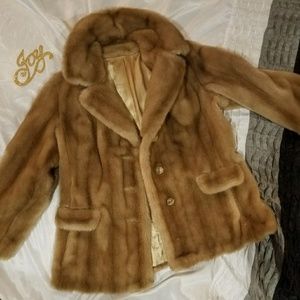 Faux fur coat